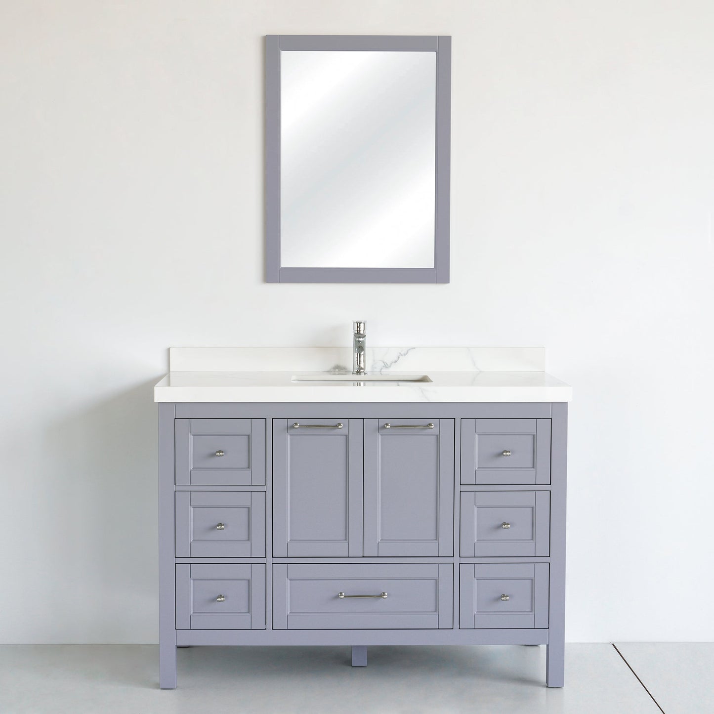 48 Inch Gray Selena Bathroom Vanity