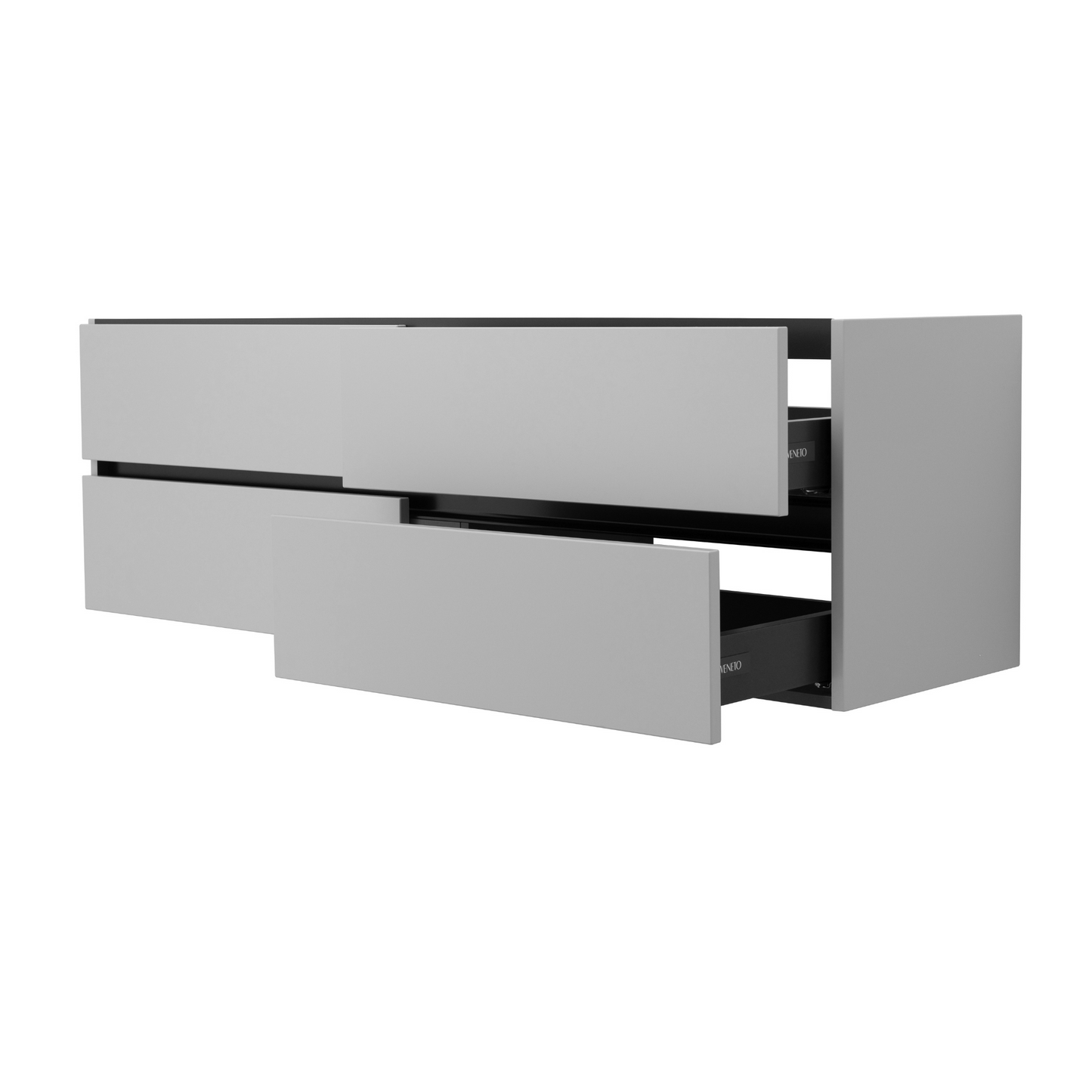 60 Inch Matte Cashmere Veneto Floating Bathroom Vanity