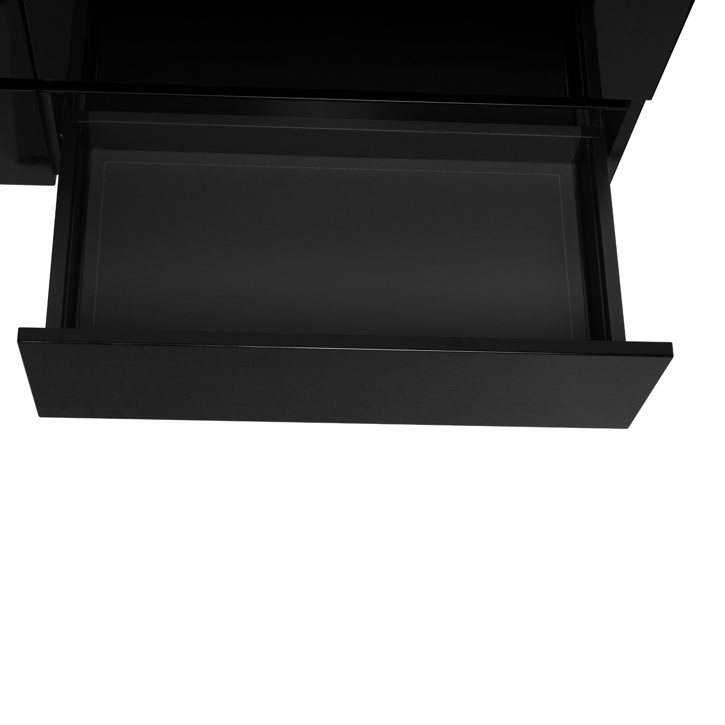 60 Inch High Gloss Black Veneto Floating Bathroom Vanity