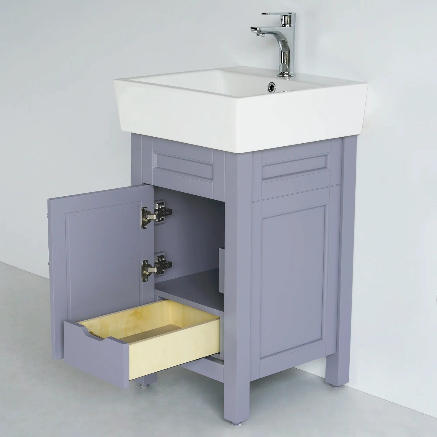 18 Inch Gray Selena Bathroom Vanity