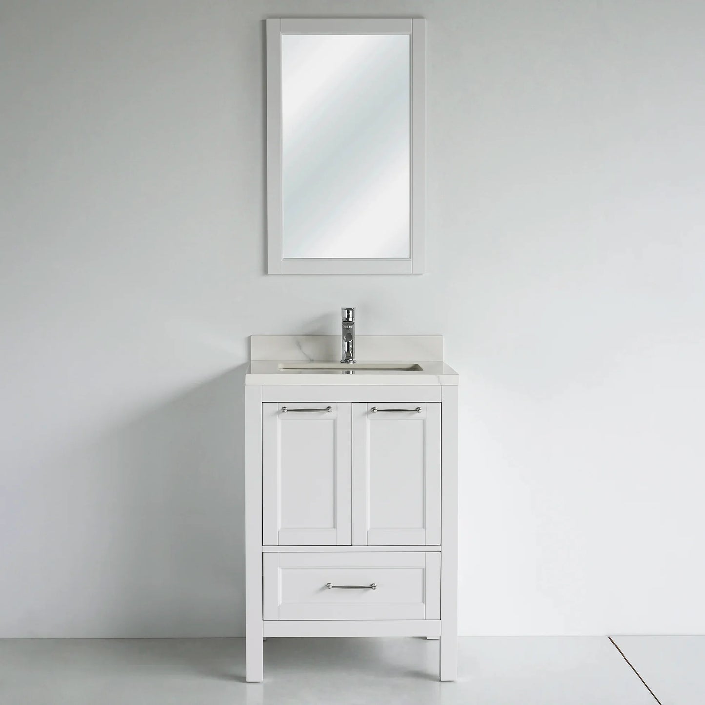 24 Inch White Selena Bathroom Vanity