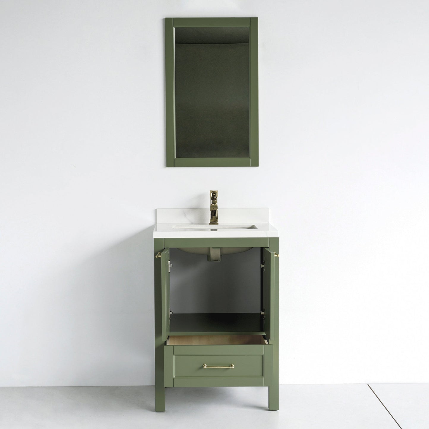 24 Inch Green Selena Bathroom Vanity