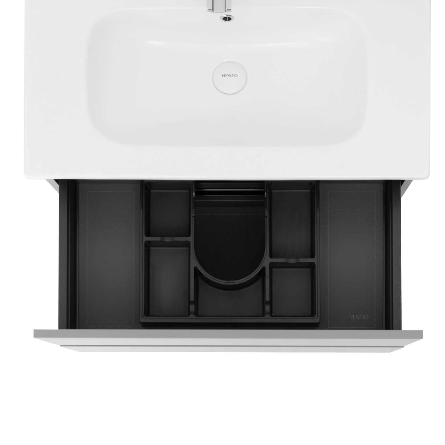 32 Inch Matte Cashmere Veneto Floating Bathroom Vanity