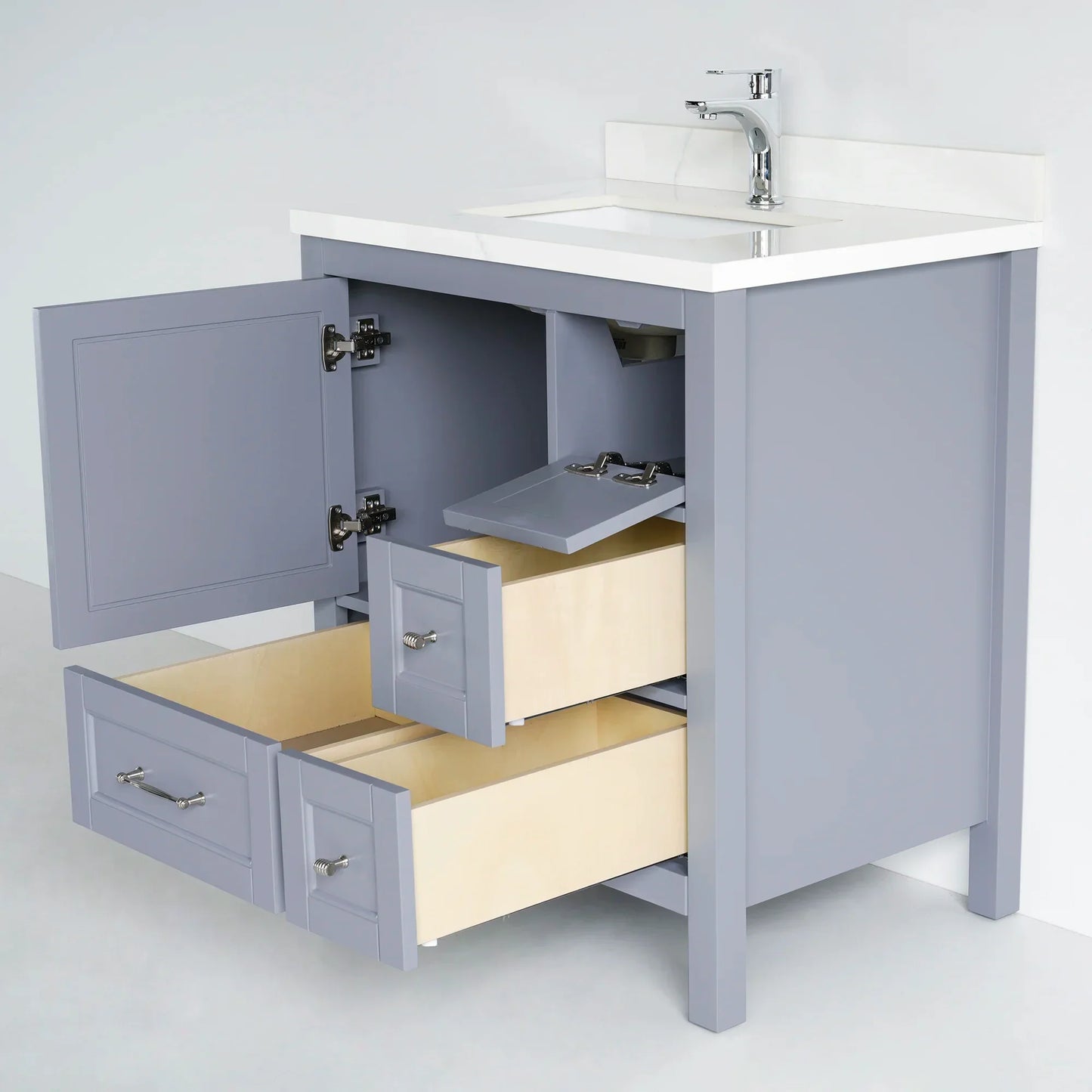 30 Inch Gray Selena Bathroom Vanity