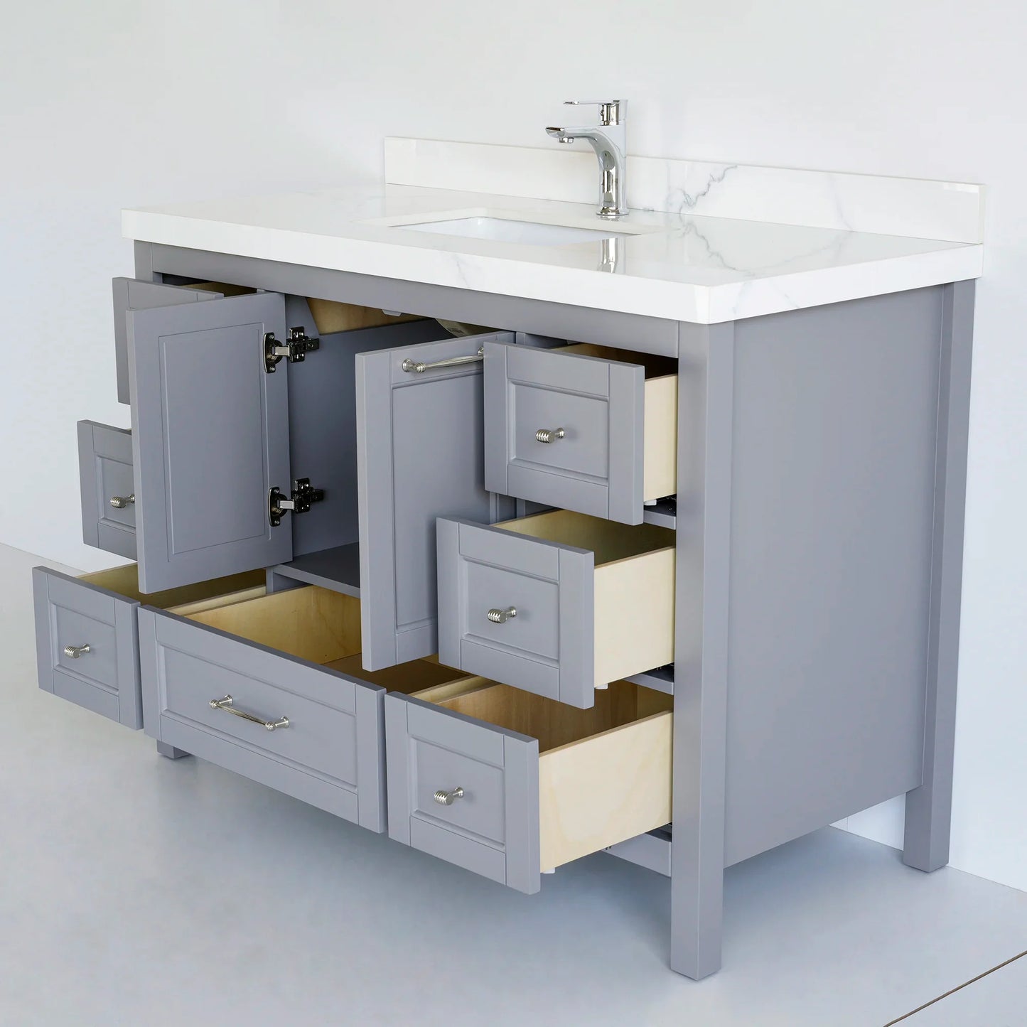 48 Inch Gray Selena Bathroom Vanity