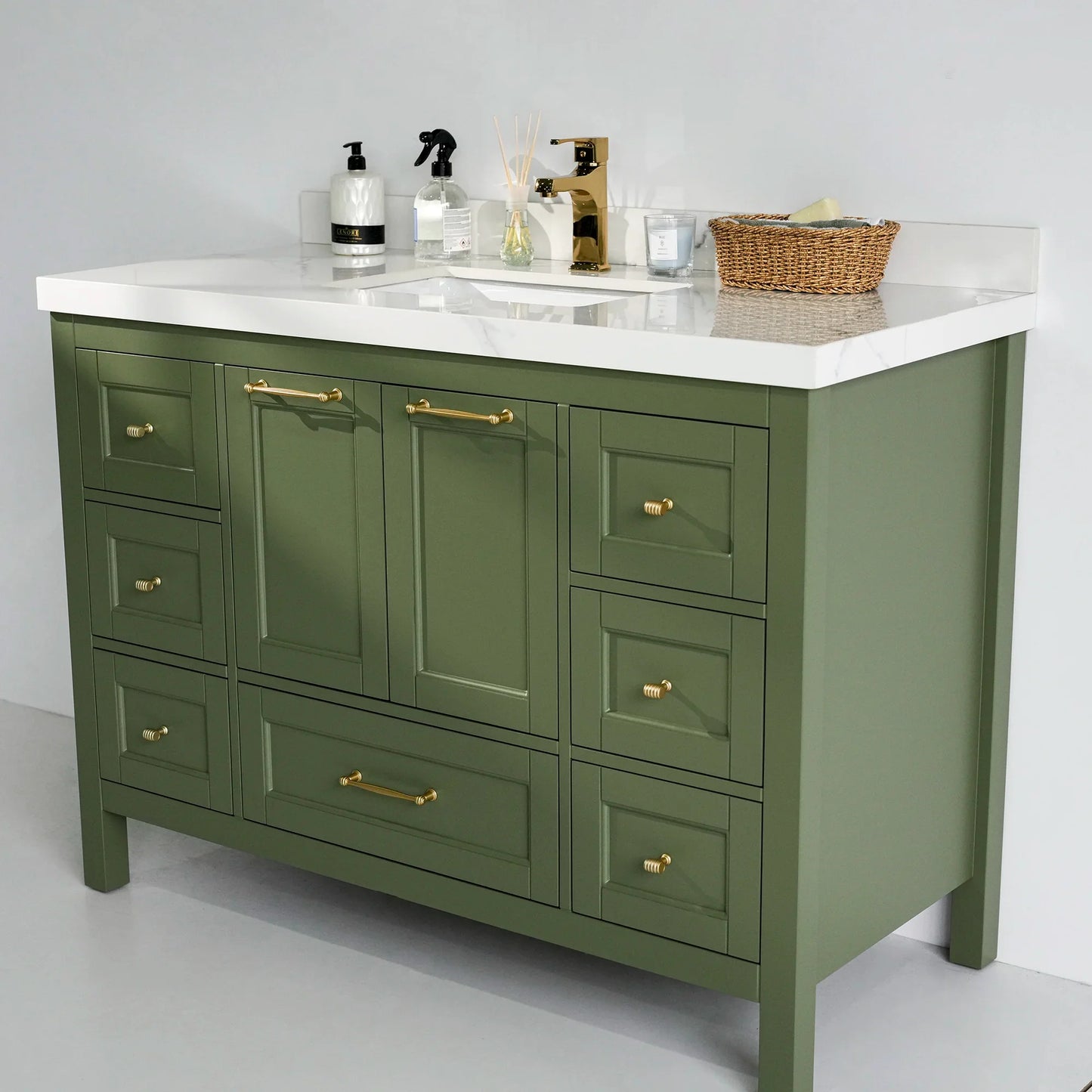 48 Inch Green Selena Bathroom Vanity