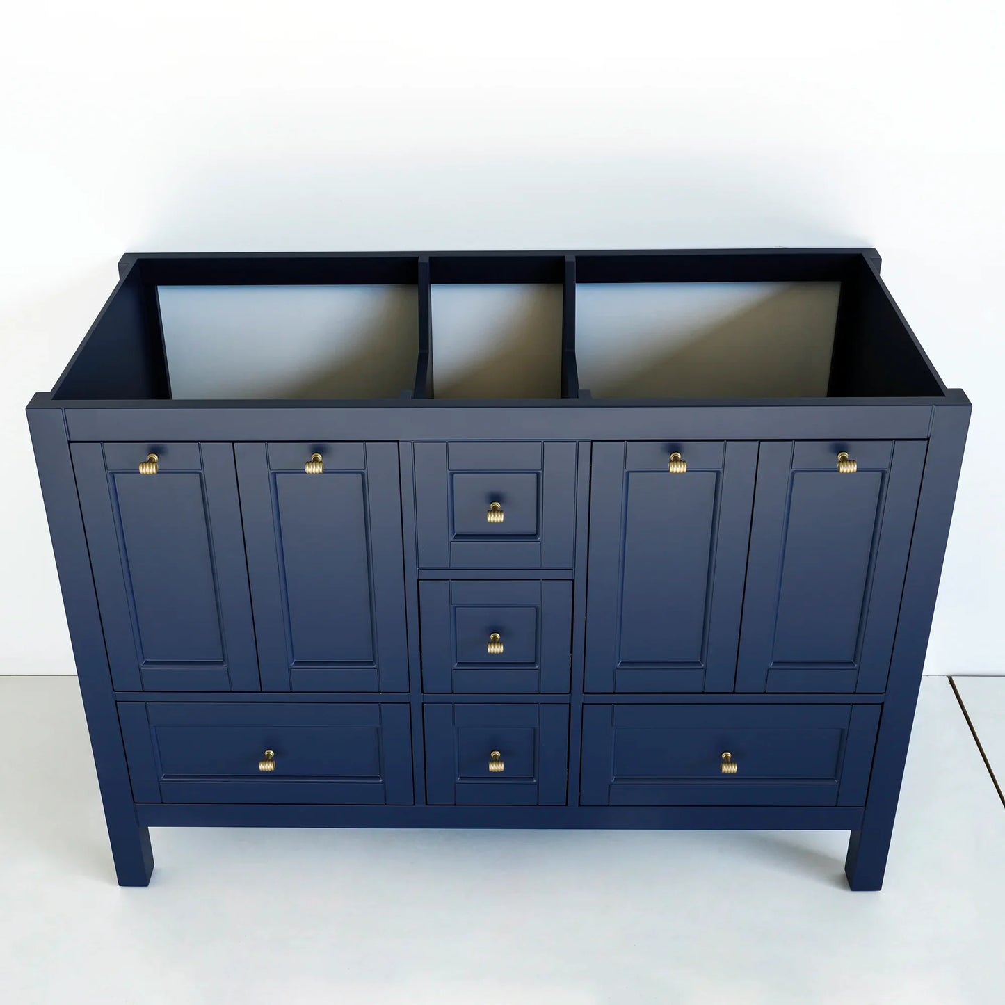 48 Inch Navy Blue Selena Double Sink Bathroom Vanity