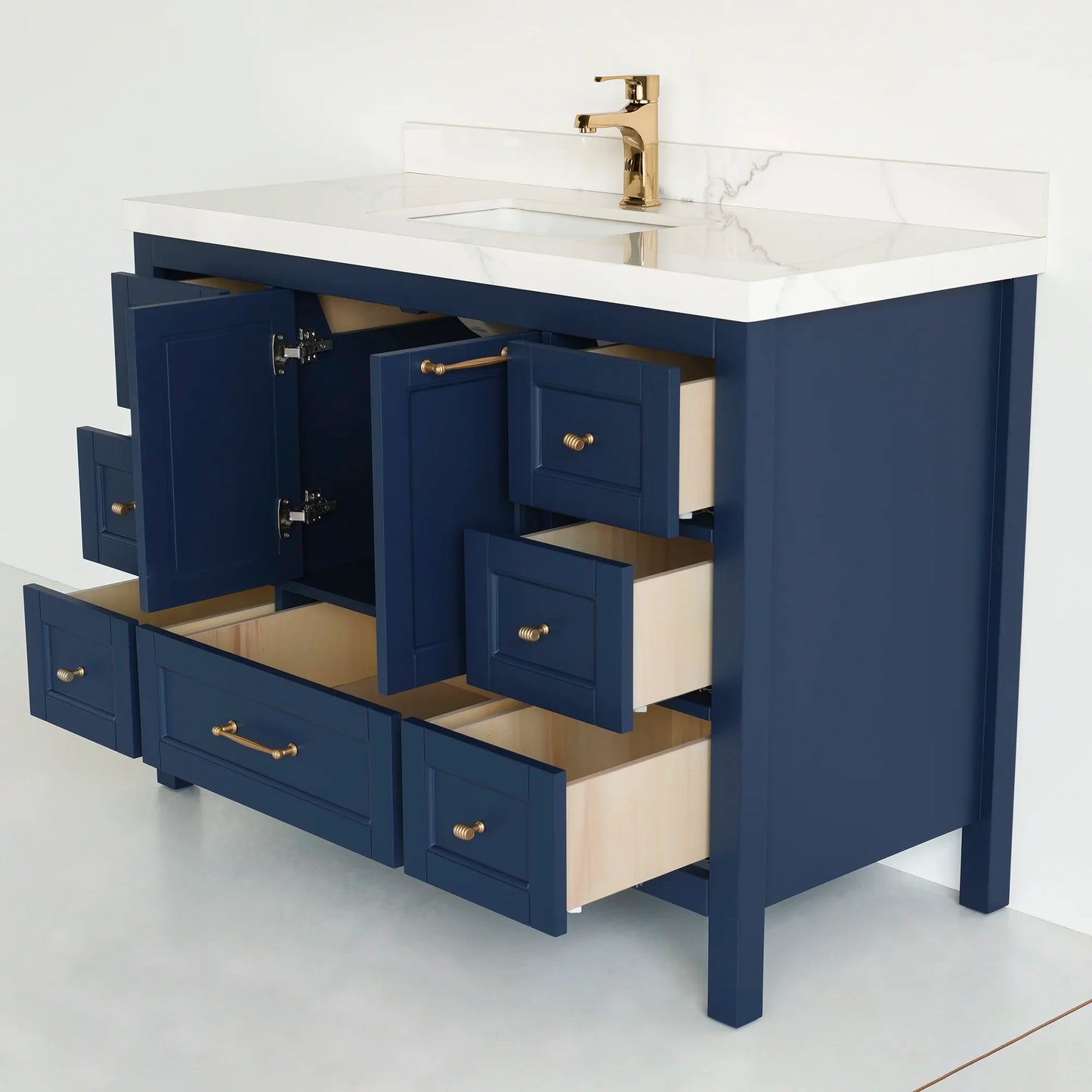 48 Inch Navy Blue Selena Bathroom Vanity