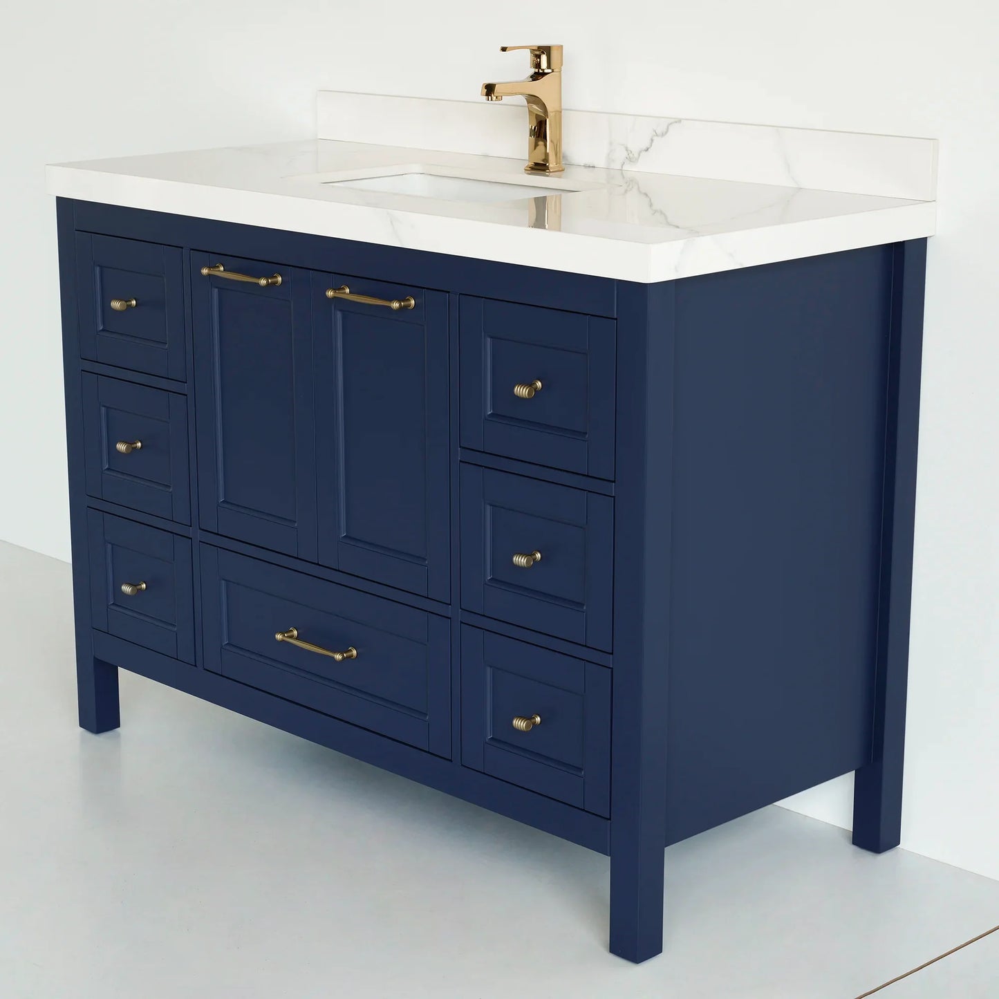 48 Inch Navy Blue Selena Bathroom Vanity