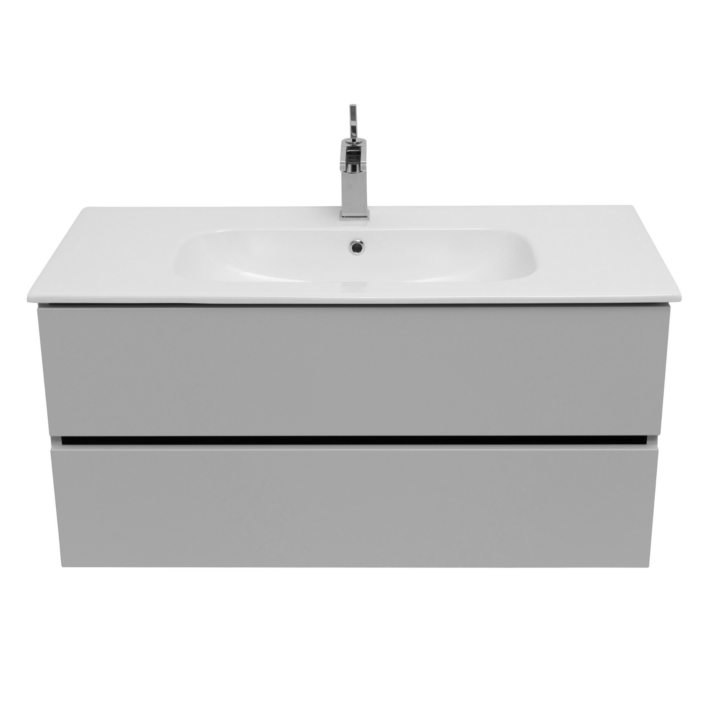 40 Inch Matte Cashmere Veneto Floating Bathroom Vanity