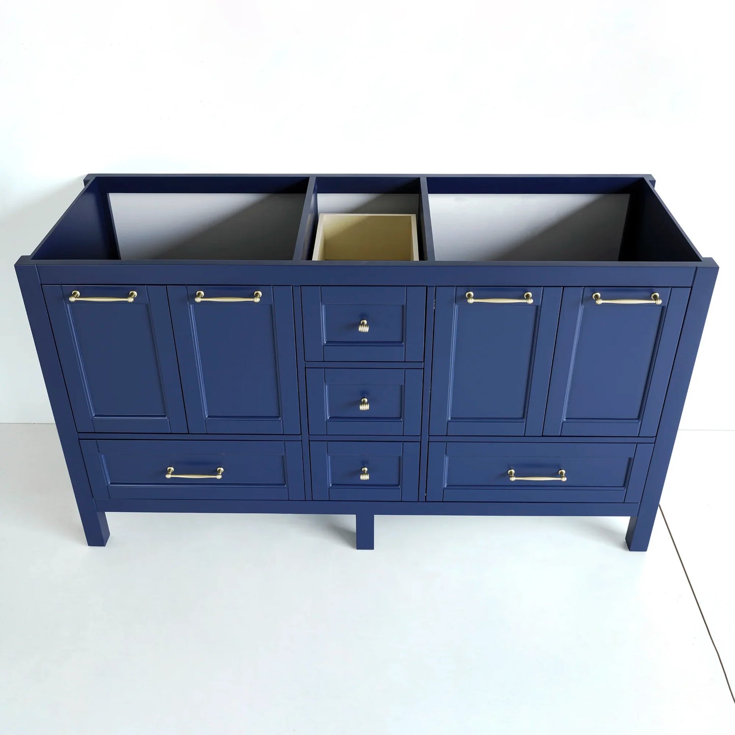 60 Inch Navy Blue Selena Bathroom Vanity