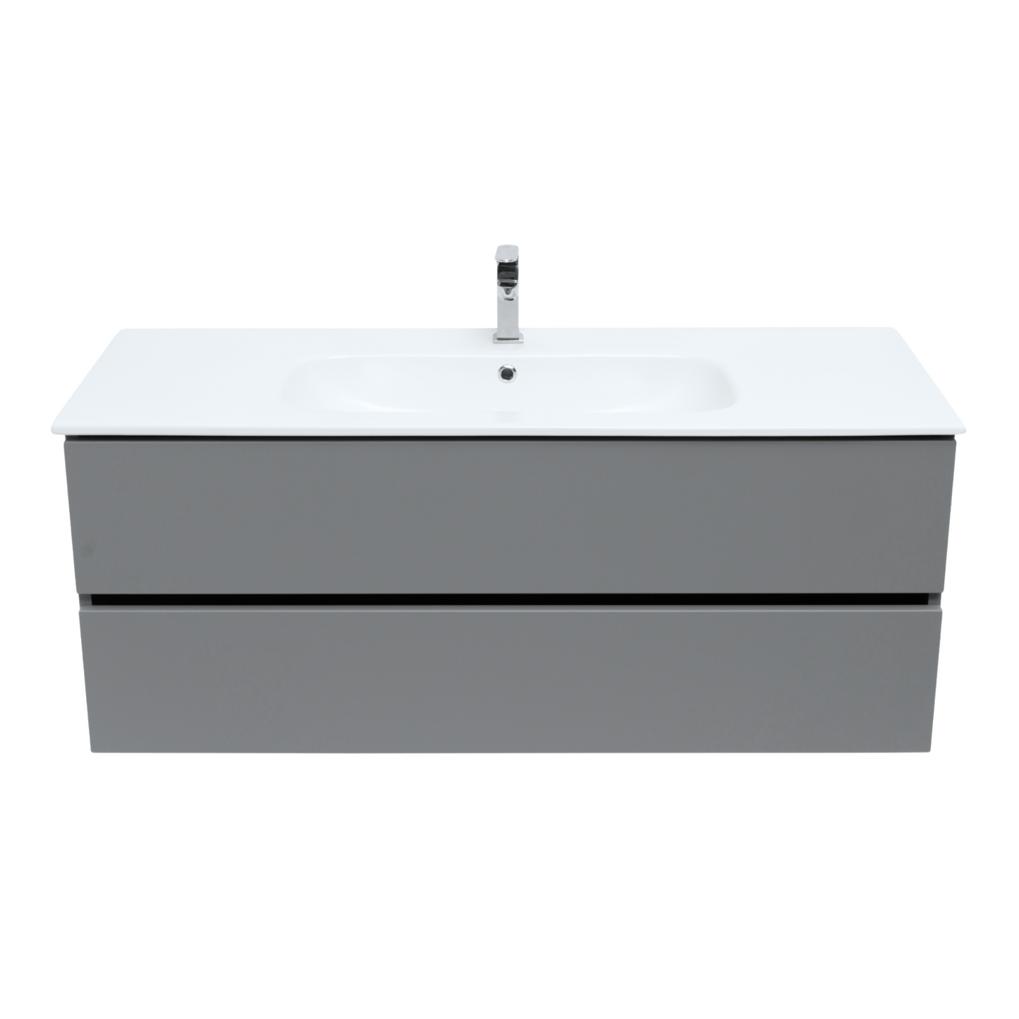 48 Inch Matte Dust Gray Veneto Floating Bathroom Vanity