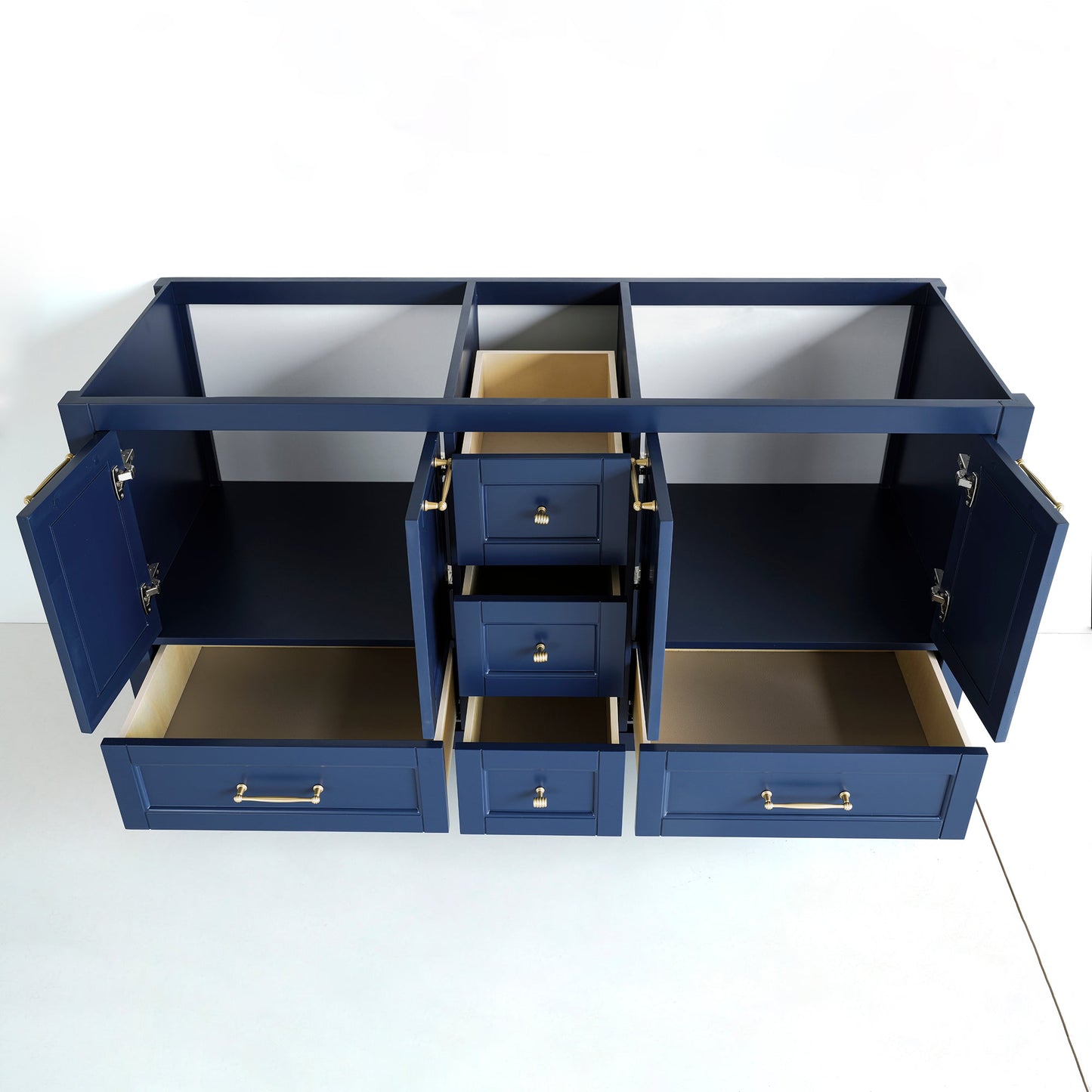 60 Inch Navy Blue Selena Bathroom Vanity