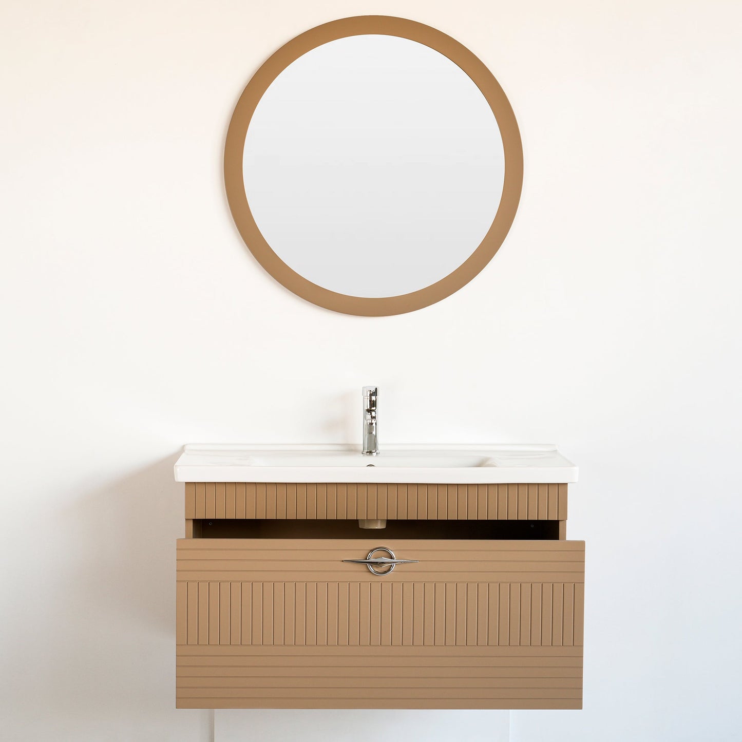 40 Inch Cappuccino Piaza Single Sink Bathroom Vanity